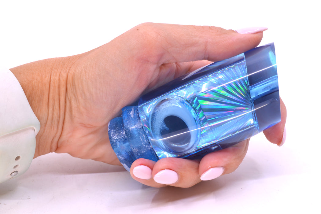 Joe Yee Lures by KEGZ Ice Blue Rainbow Starburst Doll Eyes 501 12" 5oz