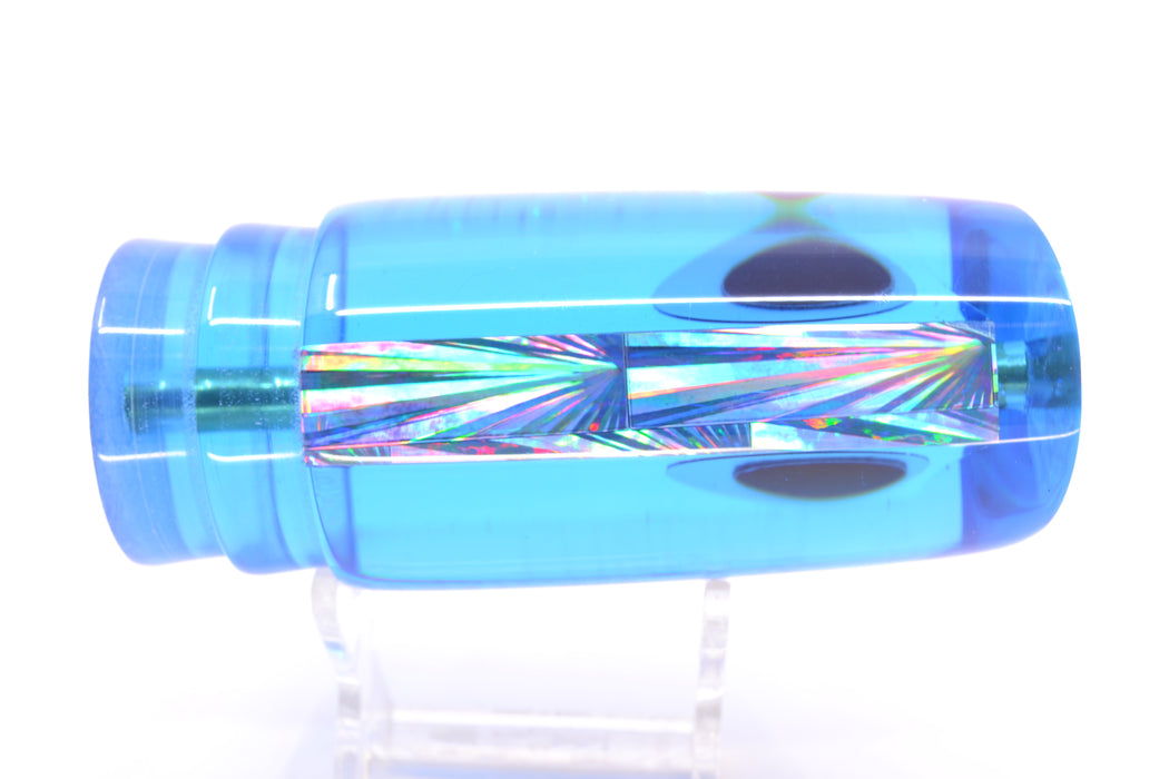 Koya Lures Blue Rainbow Starburst Black-Red Eyes JP Large Lunger 14" 7.5oz GZE