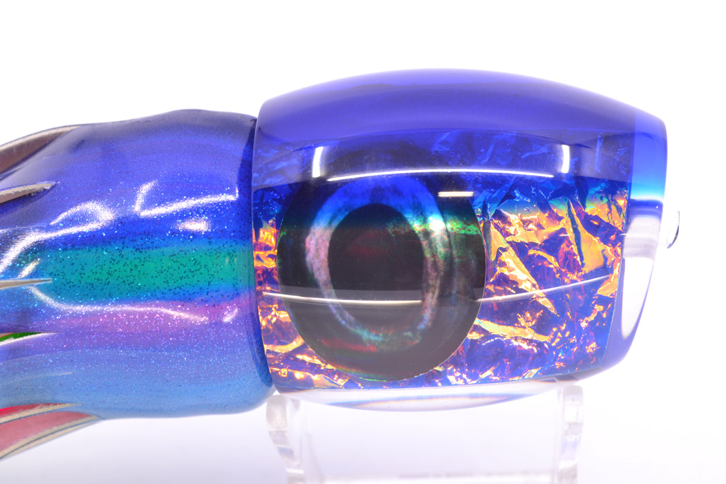 Moyes Lures Pink-Blue Dichro Blue Back Large Blaster 14" 8.5oz FT Vinyl Blueberry