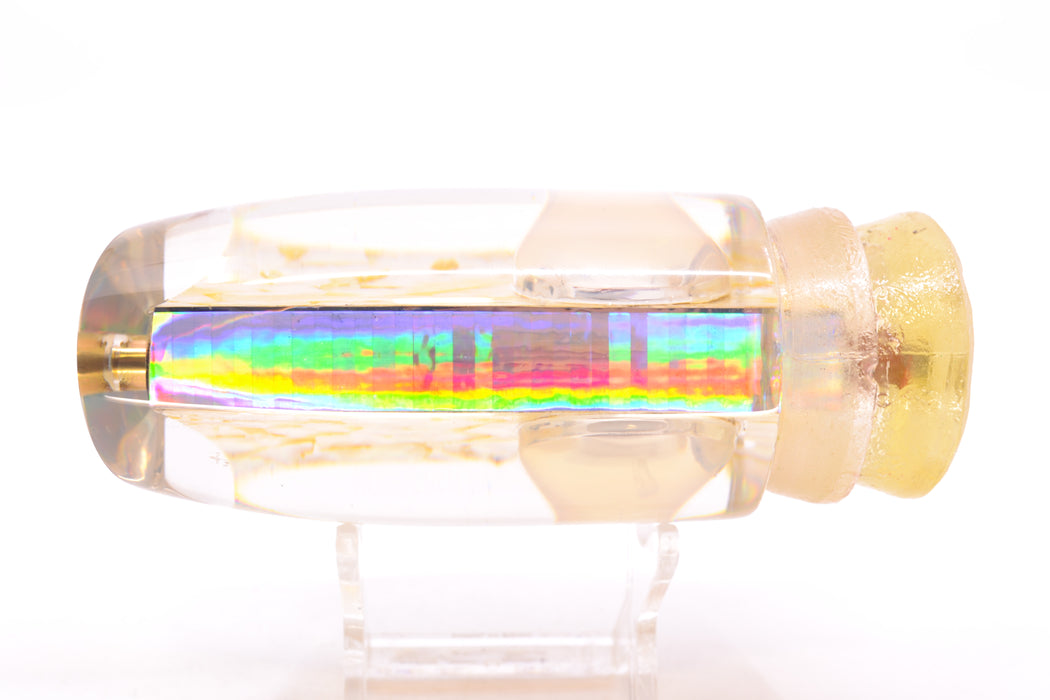 Joe Yee White Awabi Black-Red Shakey Eyes Super Plunger 14" 7.7oz