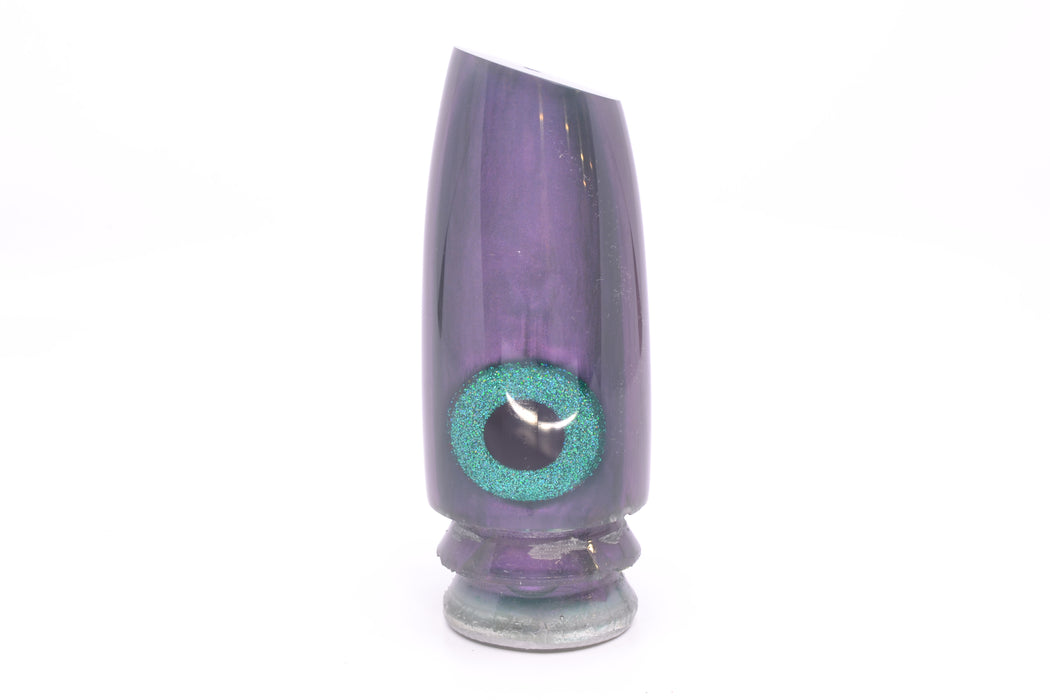 Joe Yee Lures by KEGZ Purple-Gray Pearl Black-Turquoise Eyes Super Plunger 14" 7.2oz