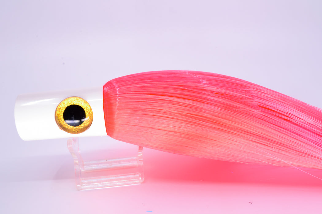 Iland Lures Pink Hair White Head Iland Express 10.5" 3oz EX227-EPK
