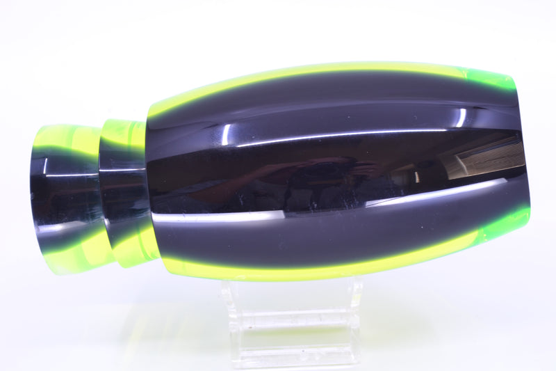 Moyes Lures Chartreuse MOP Black Back Taxi Eyes XL Argus Teaser 22oz GZE