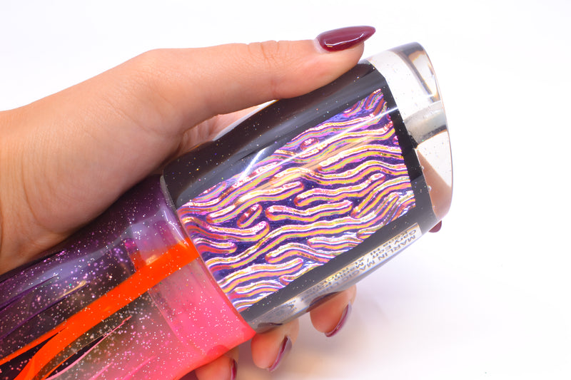 Marlin Magic Lures Purple-Pink Lava Black Magic XL Ruckus 16" 17oz Skirted Purple-Pink