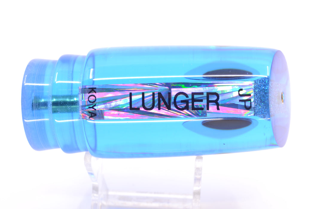 Koya Lures Blue Rainbow Starburst Black-Red Eyes JP Large Lunger 14" 7.5oz GZE