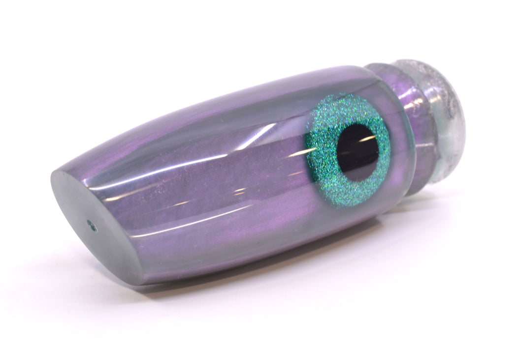 Joe Yee Lures by KEGZ Purple-Gray Pearl Black-Turquoise Eyes Super Plunger 14" 7.2oz