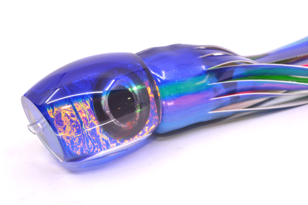 Moyes Lures Pink-Blue Dichro Blue Back Large Blaster 14" 8.5oz FT Vinyl Blueberry