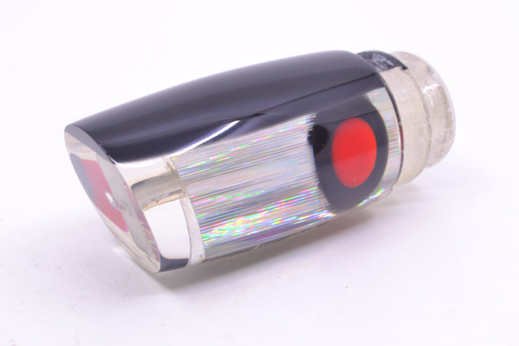 Joe Yee Lures by KEGZ Silver Rainbow Stripes Black Back Red-Black Eyes 501 12" 5oz