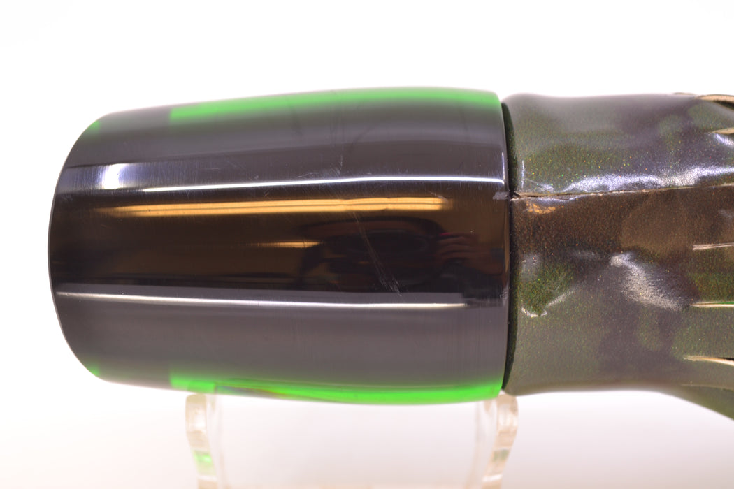 Marlin Magic Green MOP Black Back Taxi Eyes Ruckus 12" 9oz FT Vinyl Green Tiger