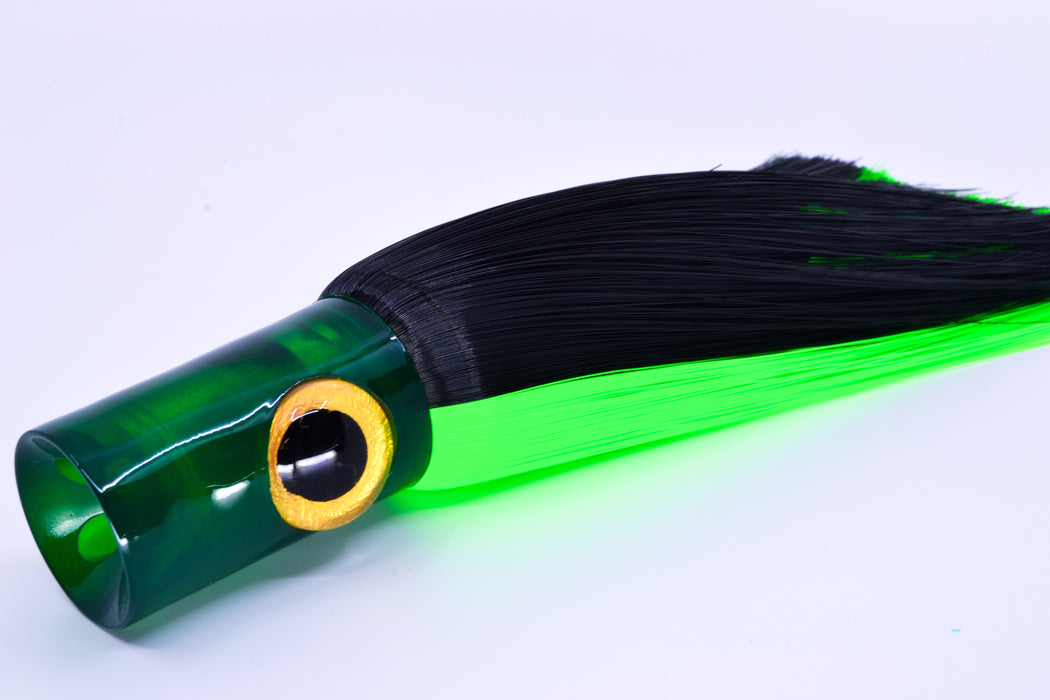 Iland Lures Black-Green Hair Green Head Iland Express 10.5" 3oz EX222-BK/EGR