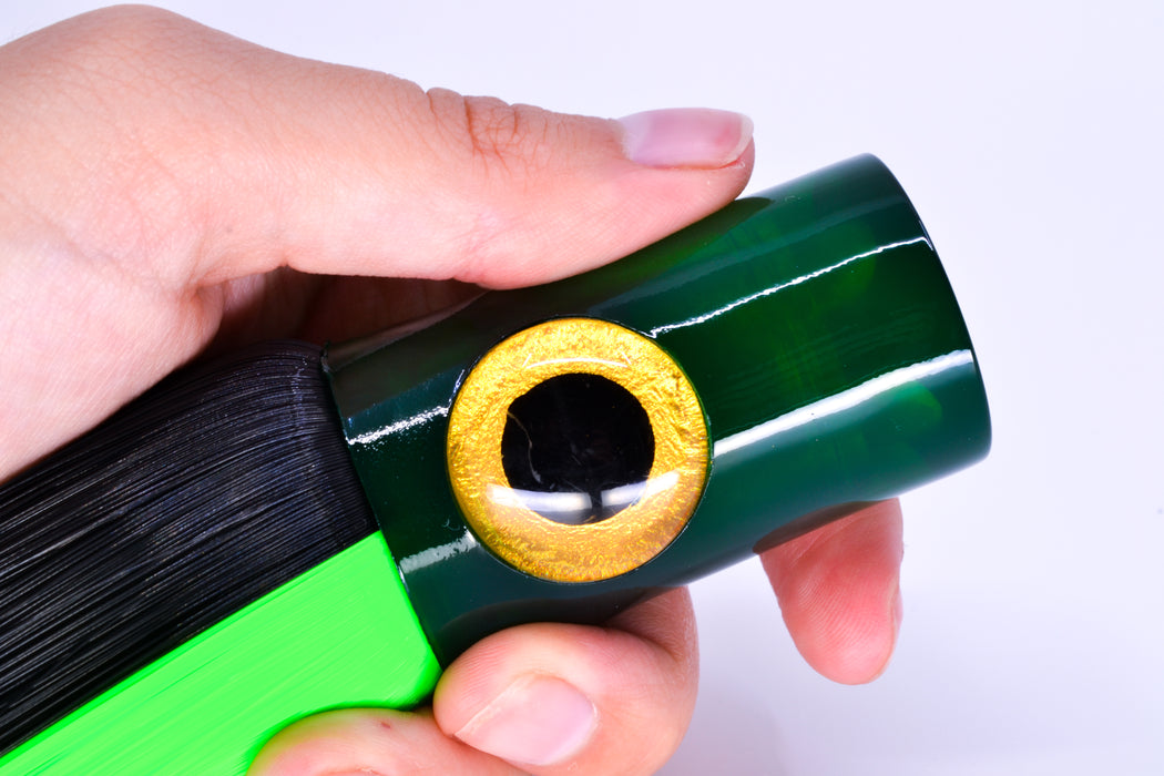 Iland Lures Black-Green Hair Green Head Iland Express 10.5" 3oz EX222-BK/EGR