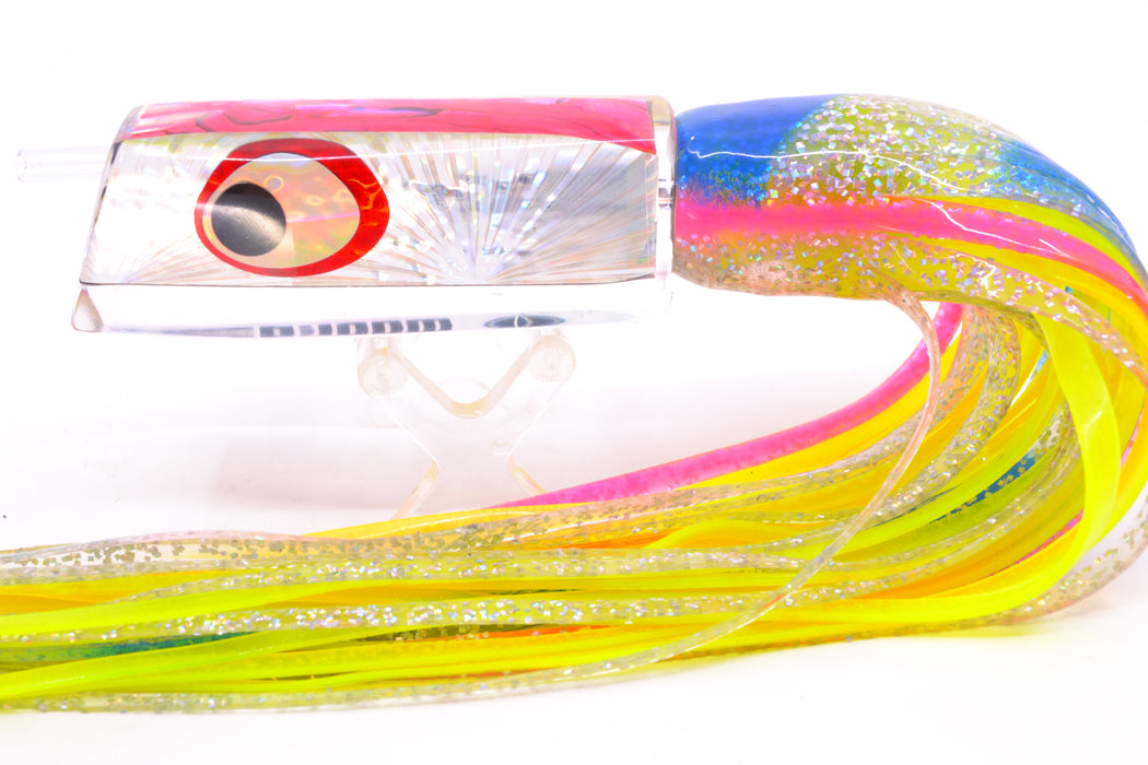 Marlinstar Silver Starburst-Pink Paua Lead Medium Tomahawk FMJ 9"+ 11.4oz Skirted GZE