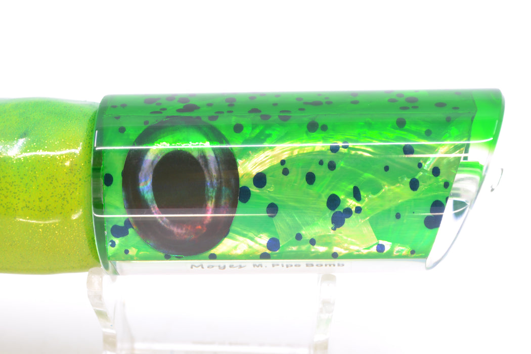 Moyes Lures Mahi MOP Green Back Medium Pipe Bomb 12" 7.5oz FT Vinyl Mahi