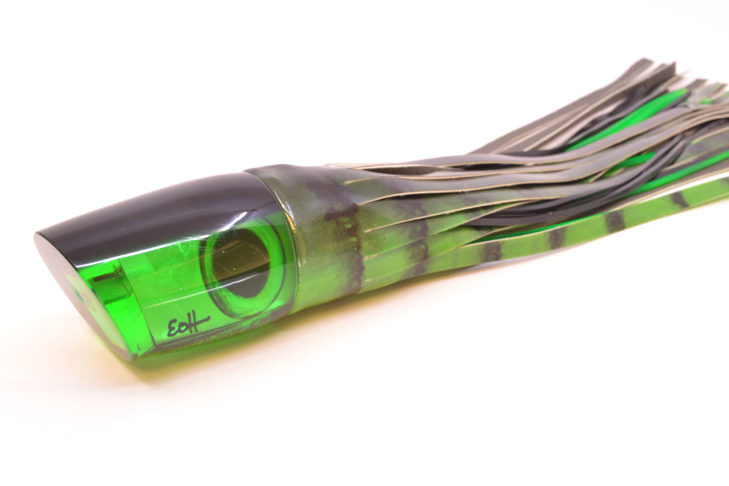 Marlin Magic Green MOP Black Back Taxi Eyes Ruckus 12" 9oz FT Vinyl Green Tiger