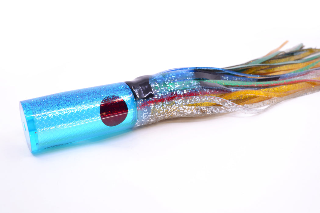 TANTRUM Lures Ice Blue Rainbow Scale Medium AMN 9" 4.3oz Skirted Evil GZE