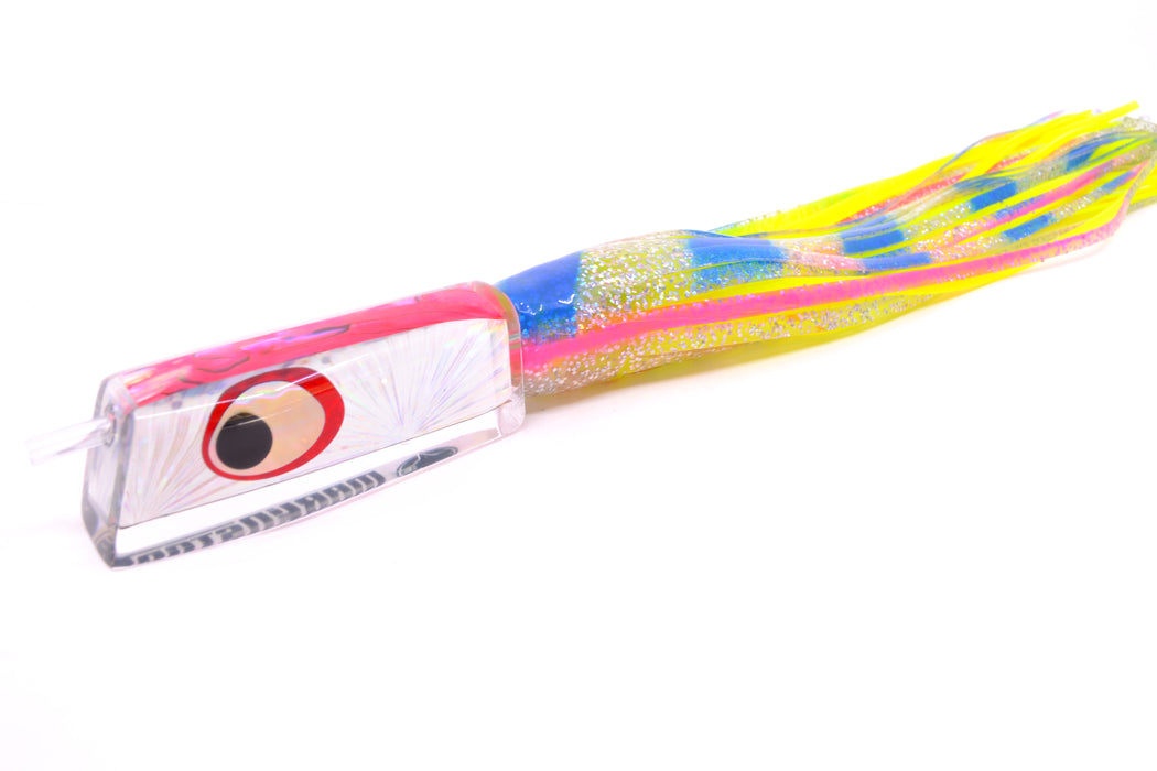 Marlinstar Silver Starburst-Pink Paua Lead Medium Tomahawk FMJ 9"+ 11.4oz Skirted GZE