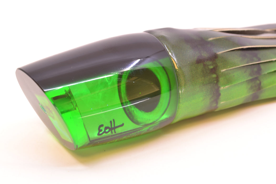 Marlin Magic Green MOP Black Back Taxi Eyes Ruckus 12" 9oz FT Vinyl Green Tiger