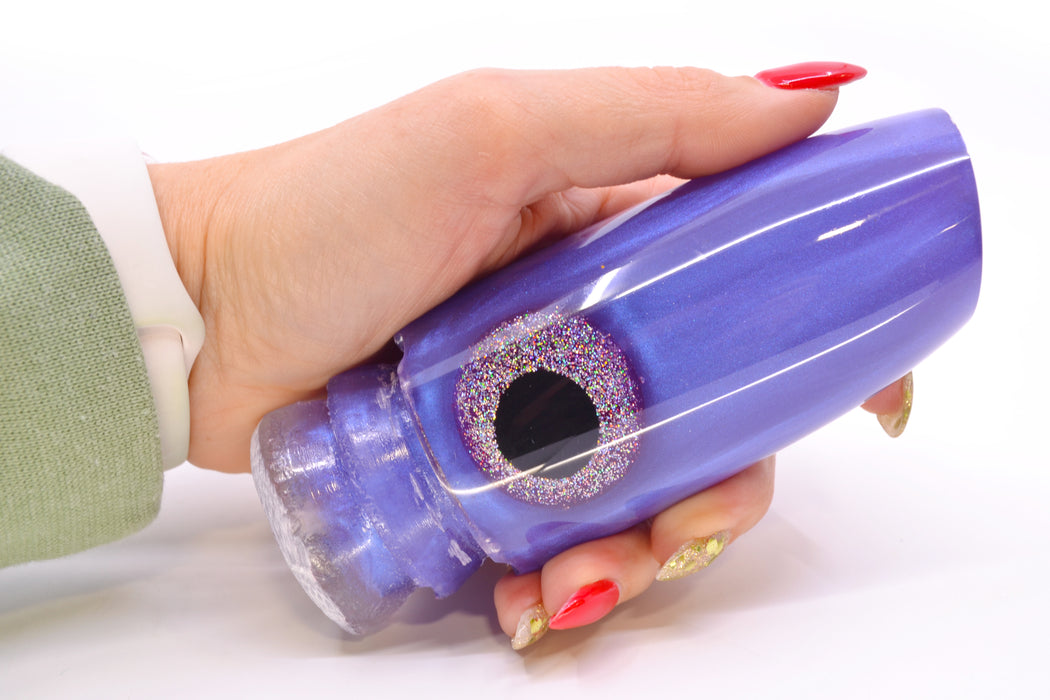 Joe Yee Lures by KEGZ Purple Pearl Black-Holo-Purple Eyes Super Plunger 14" 7.2oz