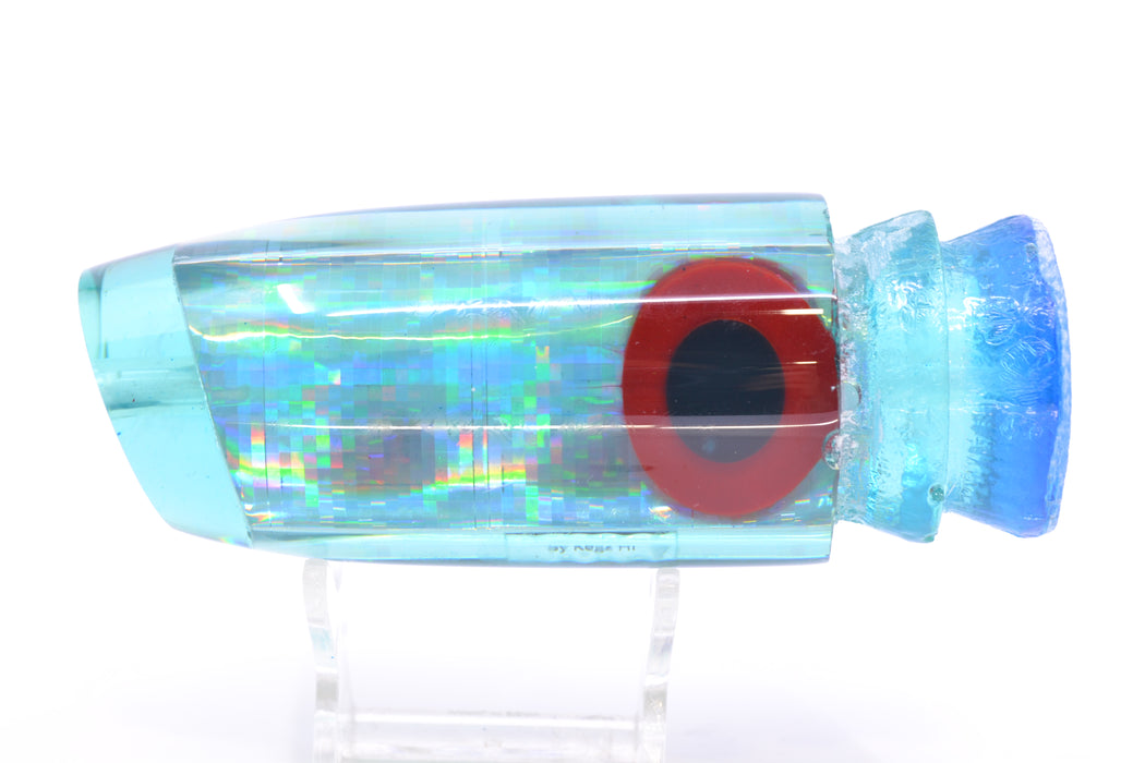 Joe Yee Lures by KEGZ Ice Blue Rainbow Black-Red Eyes Super Plunger 14" 7.2oz