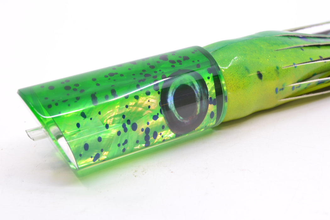 Moyes Lures Mahi MOP Green Back Medium Pipe Bomb 12" 7.5oz FT Vinyl Mahi