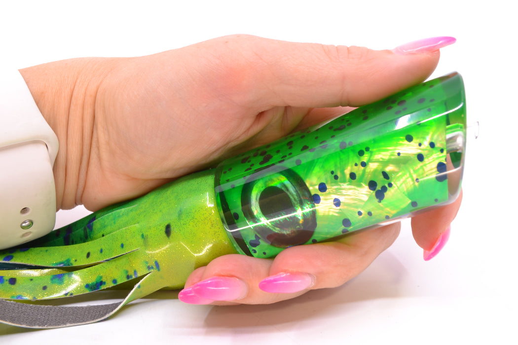 Moyes Lures Mahi MOP Green Back Medium Pipe Bomb 12" 7.5oz FT Vinyl Mahi