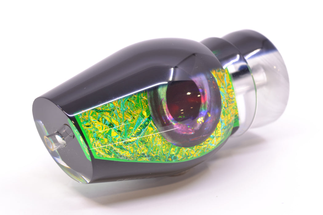 Moyes Lures Green Dichro Black Back Taxi Eyes Large Sumo 14" 8oz GZE