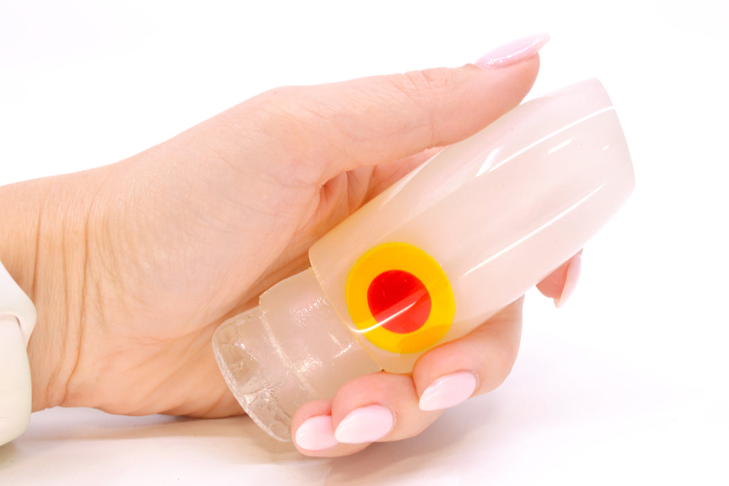 Joe Yee Lures by KEGZ Strawberry Pearl Red-Yellow Eyes Sonny Boy 12" 4oz