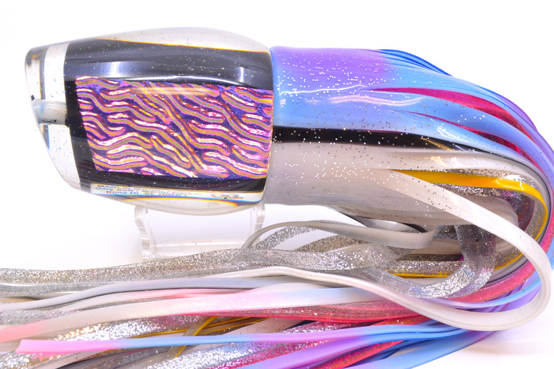 Marlin Magic Purple-Pink Lava Black Magic XL Hibby 16" 18oz Skirted Gay Bob