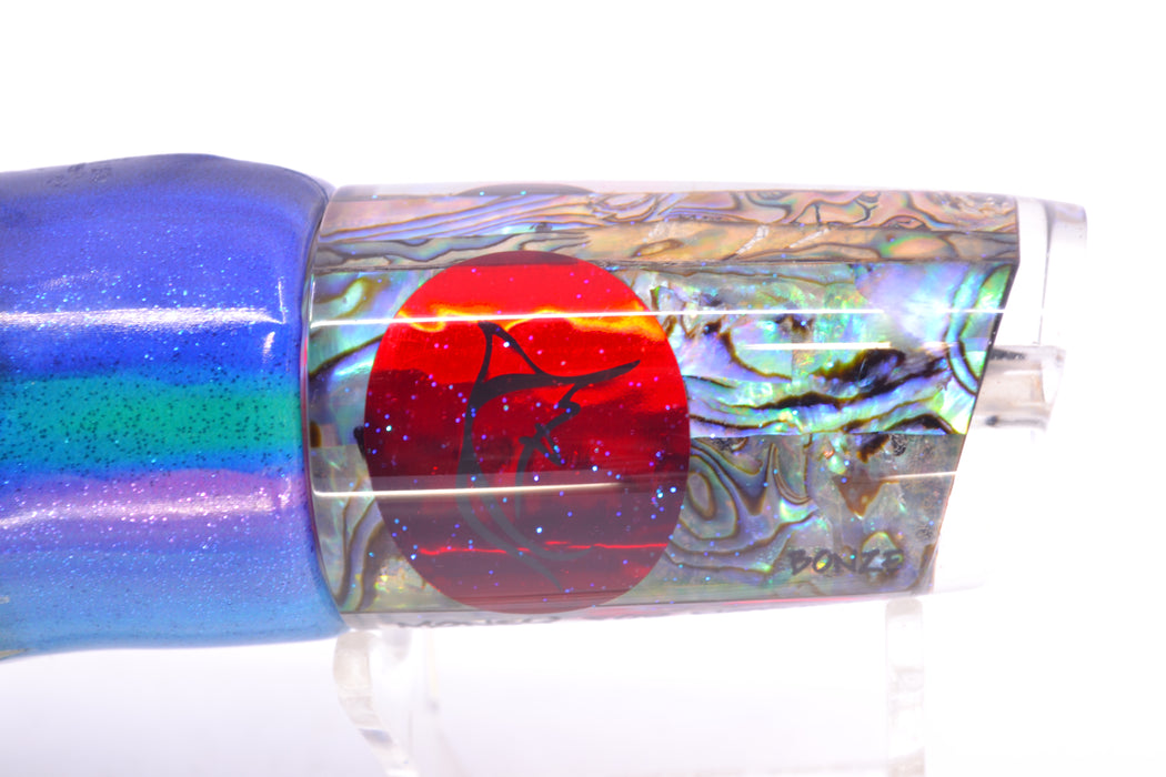 Bonze Lures Paua Shell Red Eyes Money For Nothing 12" 8.2oz FT Vinyl Blueberry