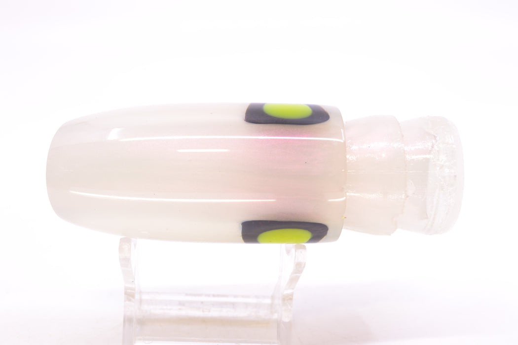 Joe Yee Lures by KEGZ Strawberry Pearl Green-Black Eyes Sonny Boy 12" 4oz