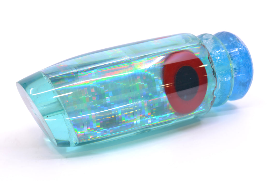 Joe Yee Lures by KEGZ Ice Blue Rainbow Black-Red Eyes Super Plunger 14" 7.2oz