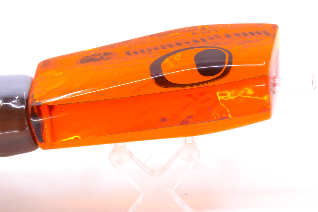 Marlinstar Orange Starburst Lead Medium Tomahawk FMJ 9"+ 11.4oz Skirted Root Beer-Silver GZE