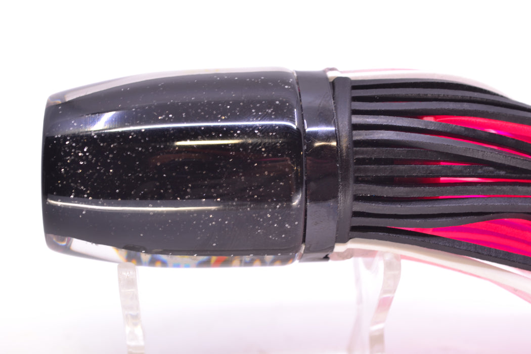 Amaral Lures Rainbow Pearl Black Scale White Stripes Black Back Jararaca 12" 4oz