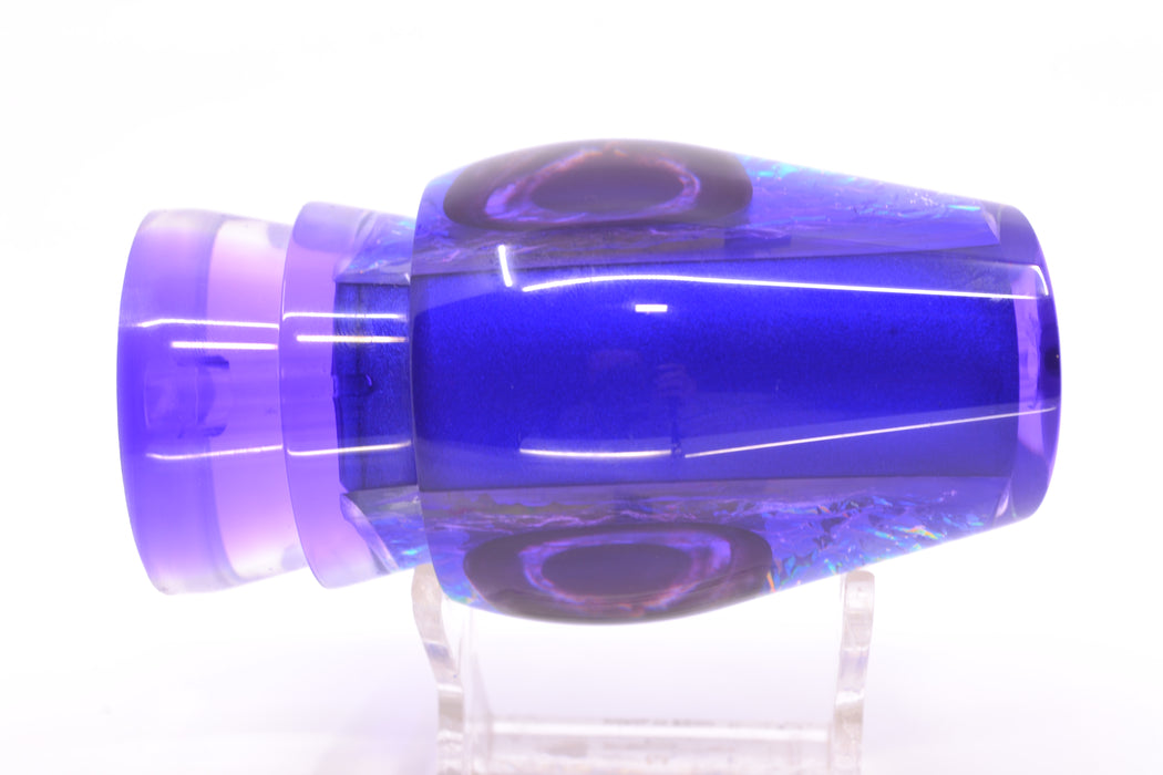 Moyes Lures Pink-Orange-Purple Dichro Purple Back Taxi Eyes Large Sumo 14" 8oz GZE