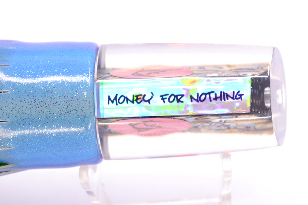 Bonze Lures Paua Shell Red Eyes Money For Nothing 12" 8.2oz FT Vinyl Blueberry