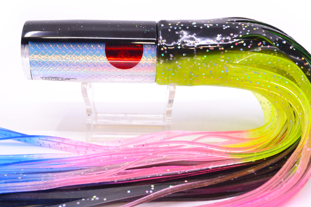 TANTRUM Lures Ice Rainbow Scale Black Back Medium AMN 9" 4.3oz Skirted Black/Rainbow GZE