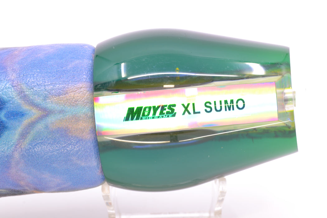 Moyes Lures Yellowfin Paua-MOP Blue-Yellow Back XL Sumo 16" 16.4oz ALV Vinyl Yellowfin GZE