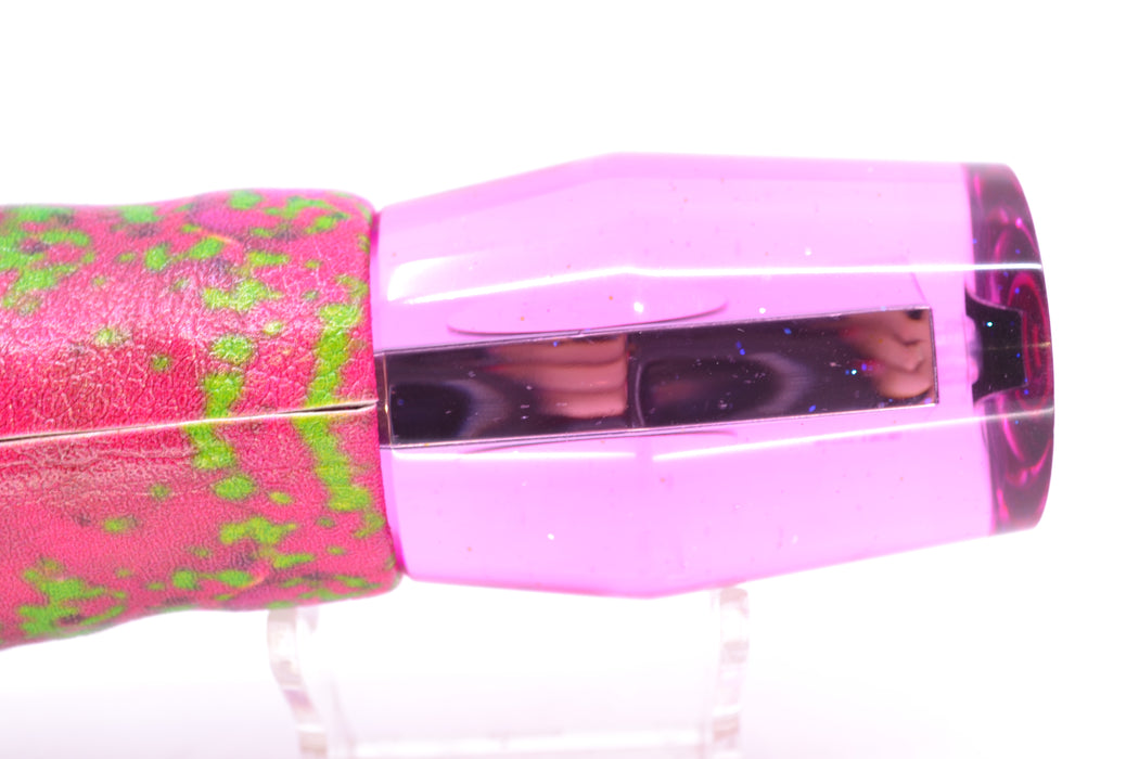 Bonze Lures Pink Mirrored Red Eyes Islander 12" 6.7oz ALV Vinyl Pink Mahi