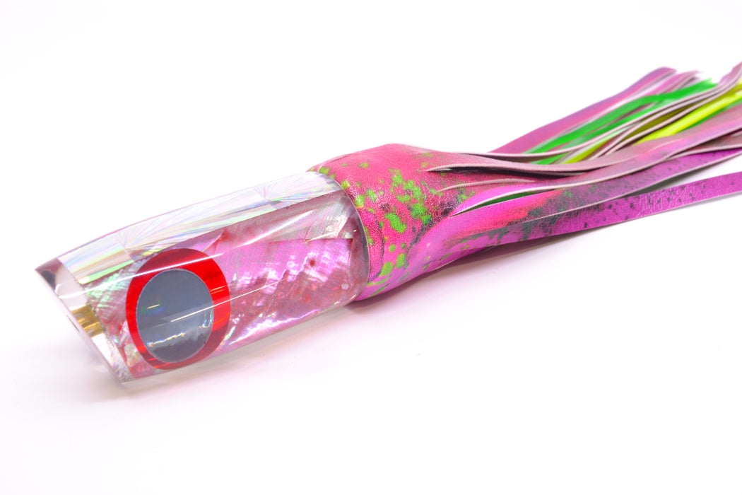 Koya Lures Pink Angel Wing MOP Black-Red Eyes JP Noname 12" 7.5oz ALV Vinyl Pink Mahi