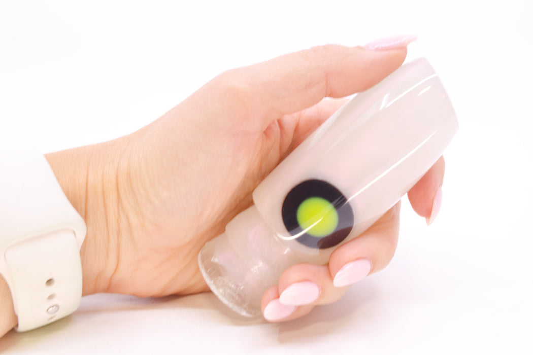 Joe Yee Lures by KEGZ Strawberry Pearl Green-Black Eyes Sonny Boy 12" 4oz