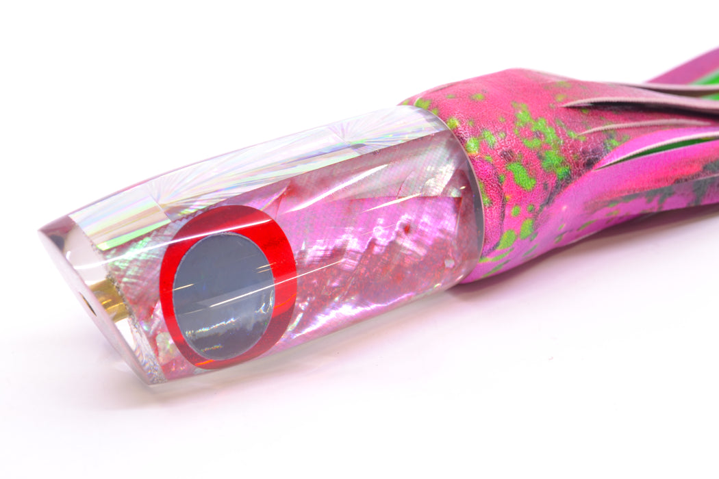 Koya Lures Pink Angel Wing MOP Black-Red Eyes JP Noname 12" 7.5oz ALV Vinyl Pink Mahi