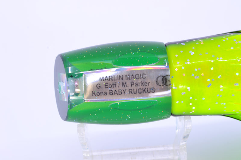 Marlin Magic Lime Green MOP Green Back Taxi Eyes Baby Ruckus 10" 6.5oz Skirted GZE