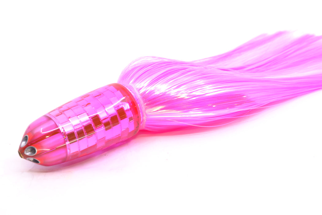 Ali'i Kai Lures Pink Mirrored Disco Ball Six Shooter 9" 6oz EZ Flash Pink/Blue
