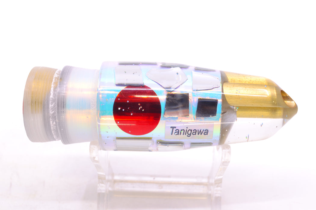 Tanigawa Lures Ice Rainbow Cracked Glass Red Eyes 2-Hole Bullet 9"+ 7.8oz