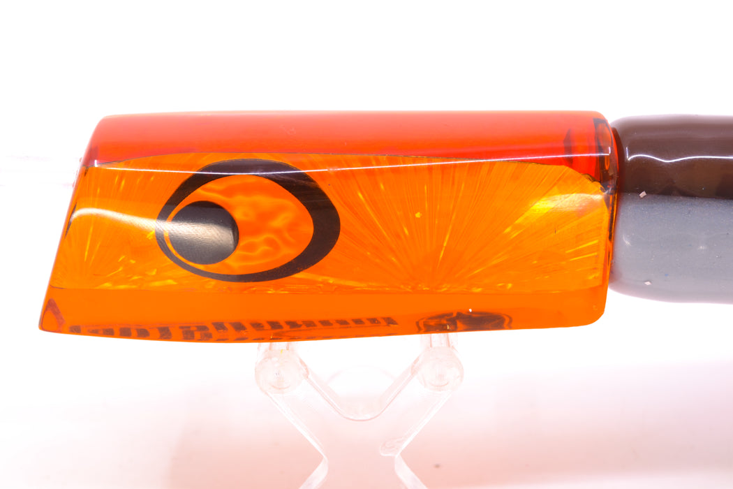 Marlinstar Orange Starburst Lead Medium Tomahawk FMJ 9"+ 11.4oz Skirted Root Beer-Silver GZE