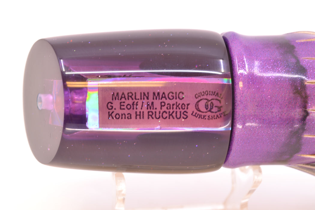 Marlin Magic Purple Awabi Black Back Taxi Eyes Ruckus 12" 9oz FT Vinyl Grape Juice