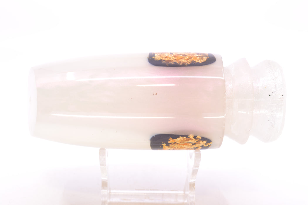 Joe Yee Lures by KEGZ Strawberry Pearl Gold Flake-Black Eyes Super Plunger 14" 7.2oz