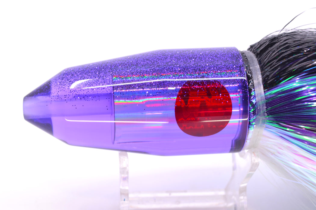 TANTRUM Lures Purple Rainbow Purple Back Large Bullet 12" 9oz EZ Flash Black-Purple-White GZE