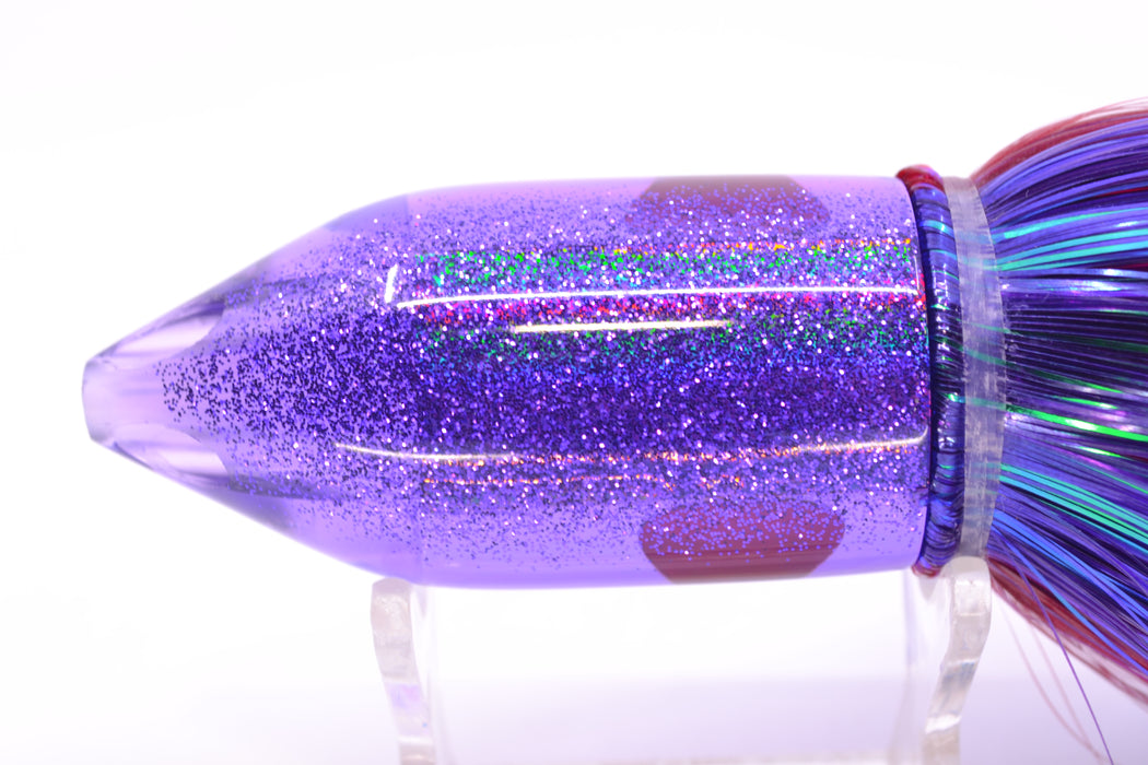 TANTRUM Lures Purple Rainbow Purple Back Medium JetPack Bullet 9" 6.4oz EZ Flash GZE