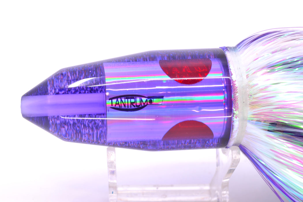TANTRUM Lures Purple Rainbow Purple Back Large Bullet 12" 9oz EZ Flash Black-Purple-White GZE